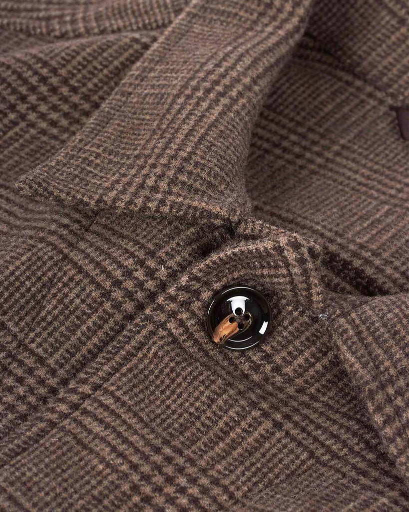 Safari Check Overshirt Brun