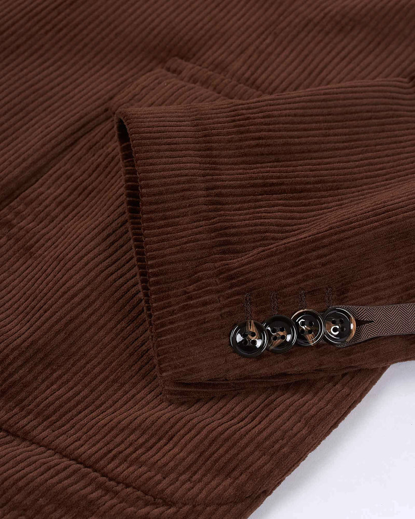 Fridolf Patch Blazer Brun