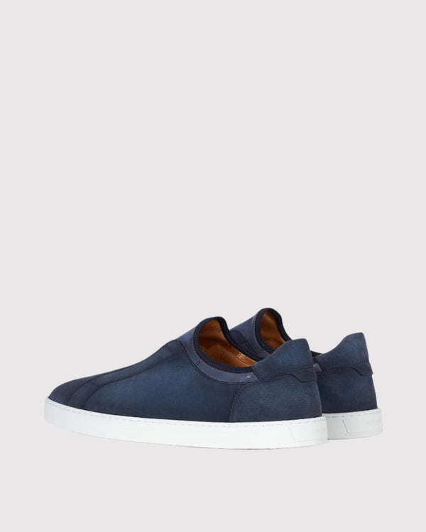 Leve Slip Sneaker Suede Blå