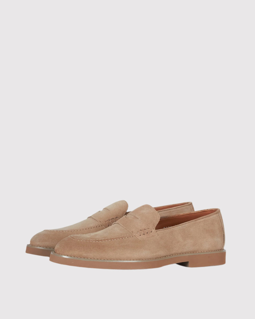 Wash Penny Loafer Sand