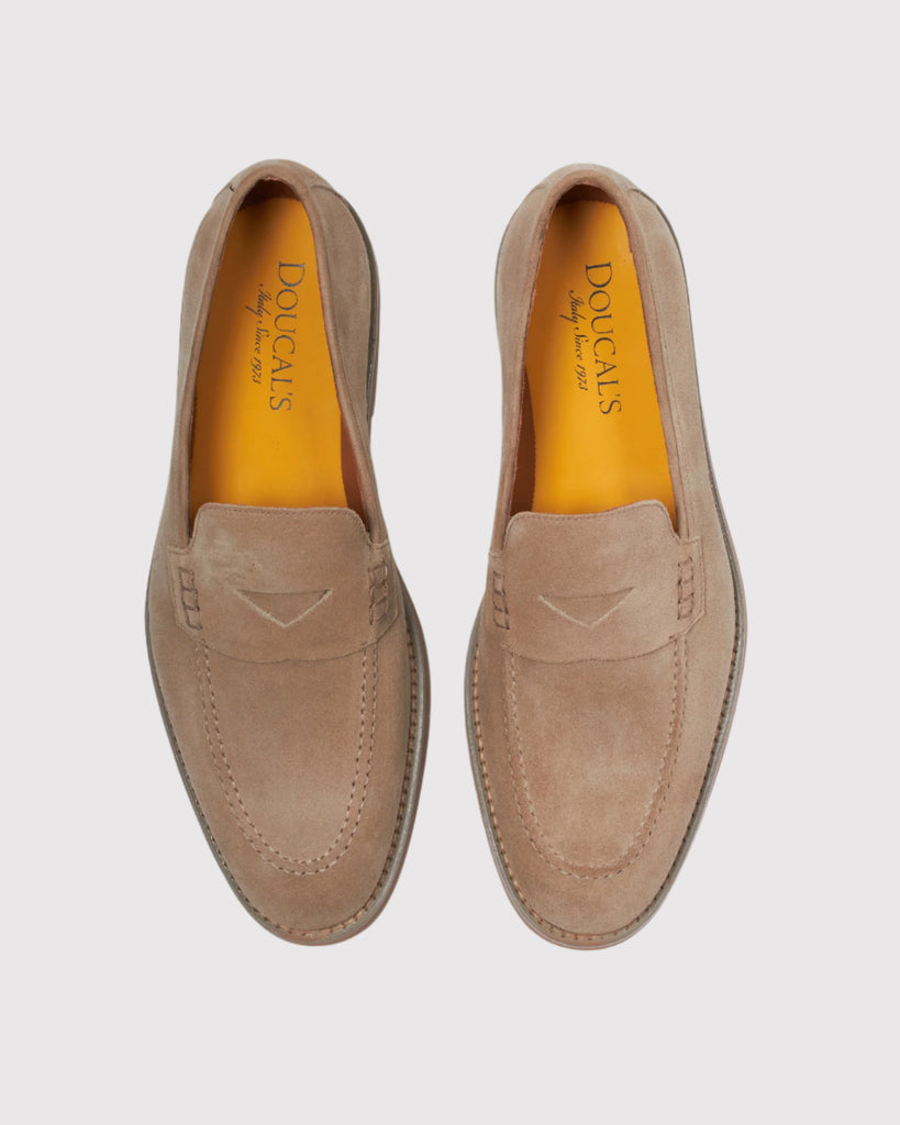 Wash Penny Loafer Sand