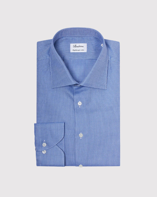 Fitted Body Structure Skjorte Blå