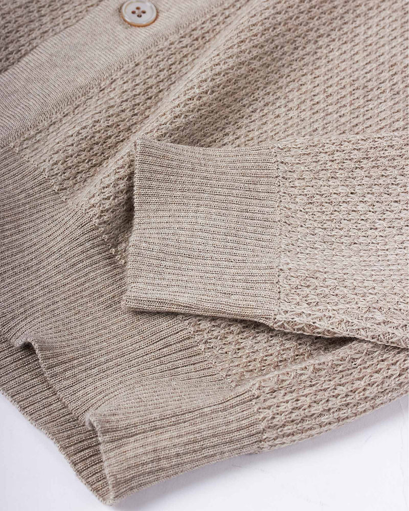 Textured Cardigan Sand