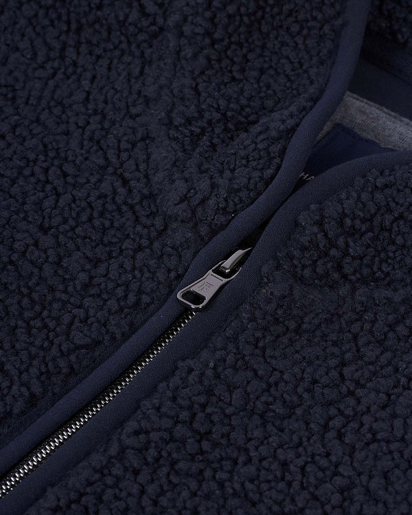 Pile Fleece Vest Blå