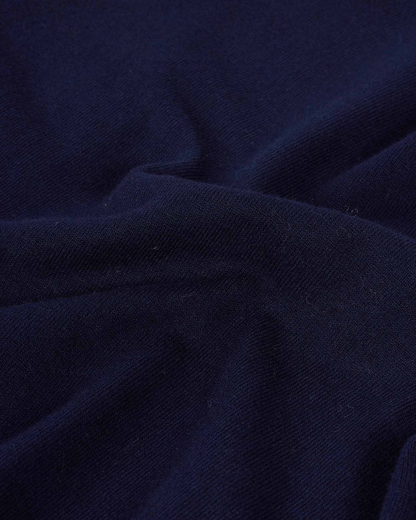 Visc Cashmere Rollneck Blå