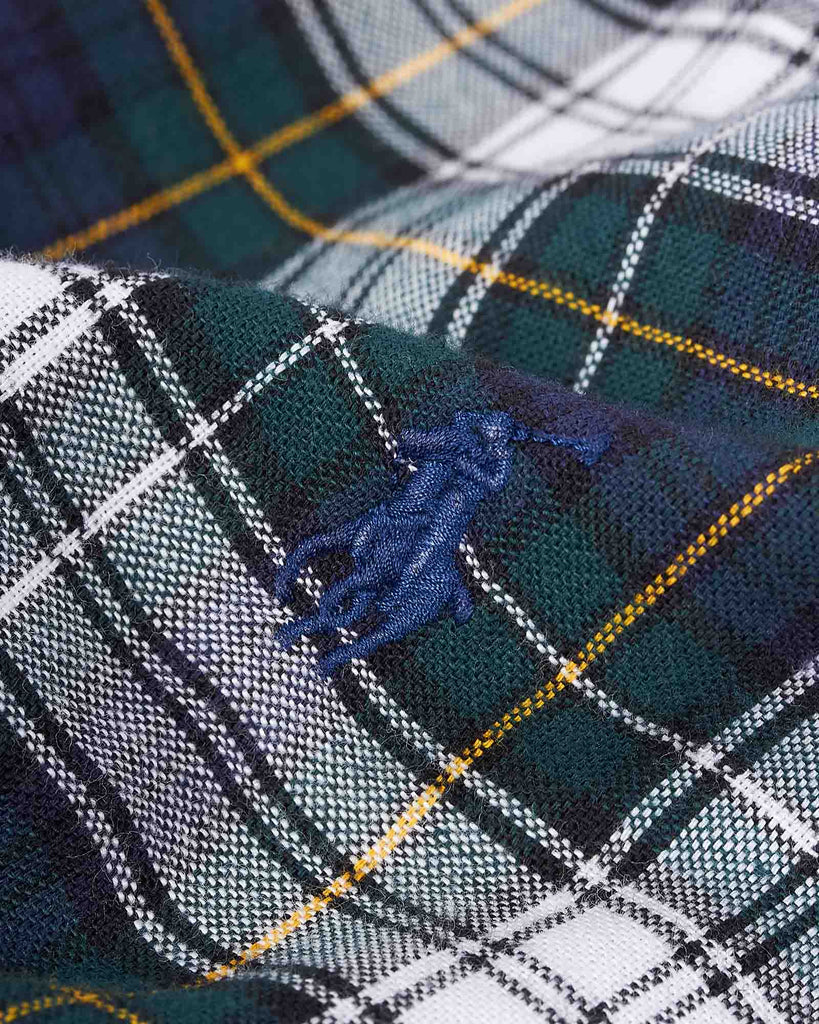 Double Faced Oxford Shirt Grøn