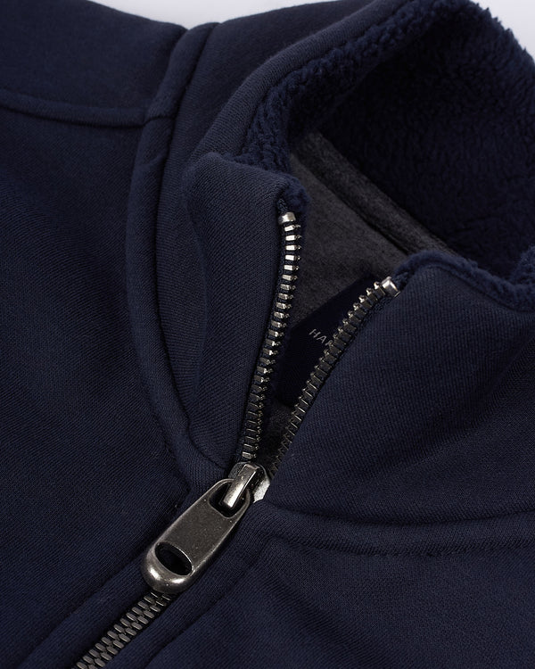 Jersey Sweat Jacket Blå