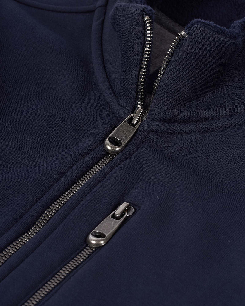 Jersey Sweat Jacket Blå