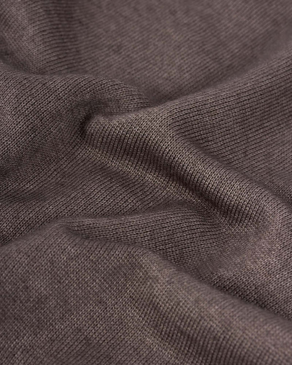 Strik Cardigan Uld Brun