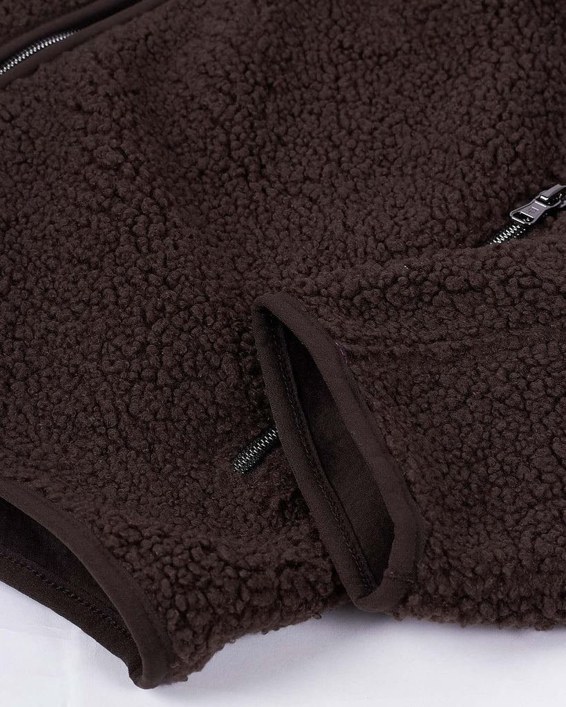 Pile Fleece Jacket Brun