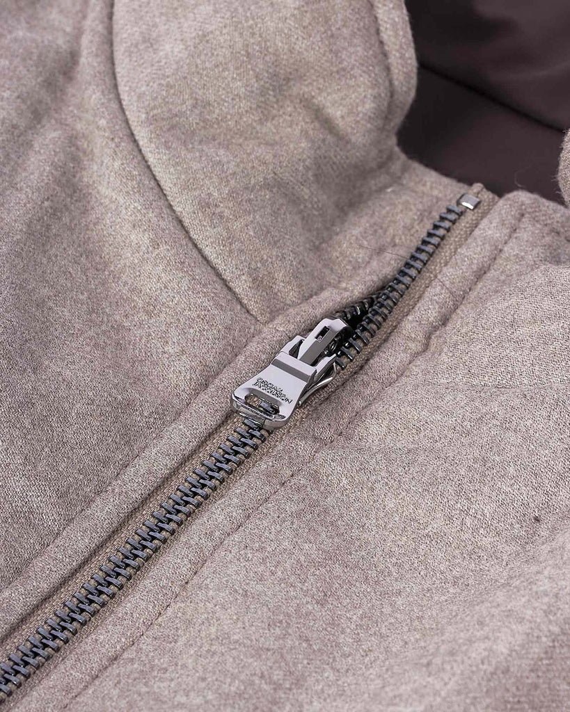 Reversible Padded Vest Taupe