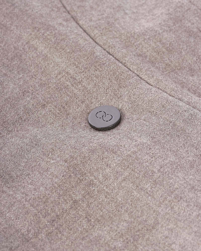 Reversible Padded Vest Taupe