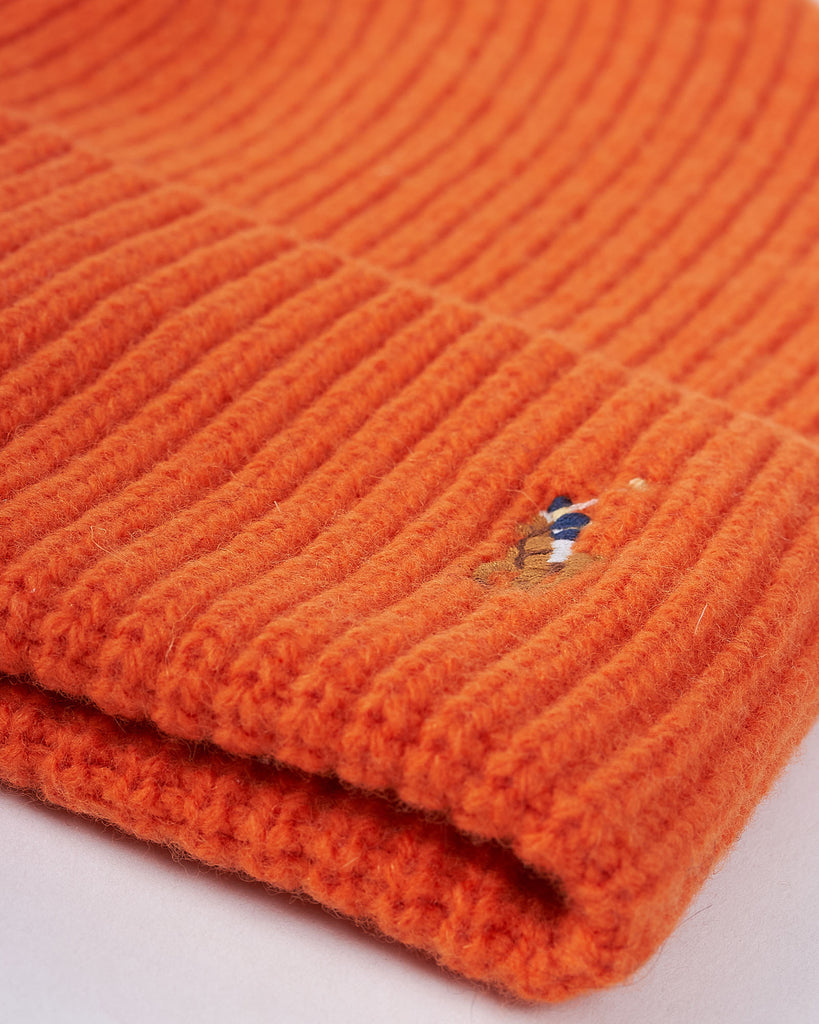 Signature Wool Beanie Orange