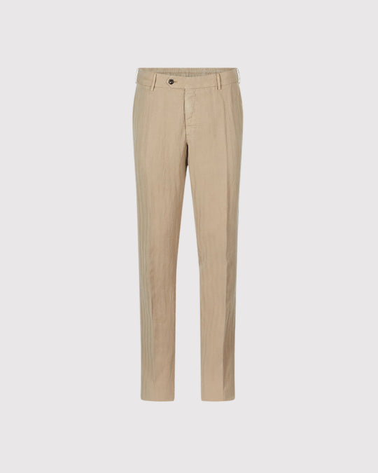 Slim Fit Linen Chino Sand
