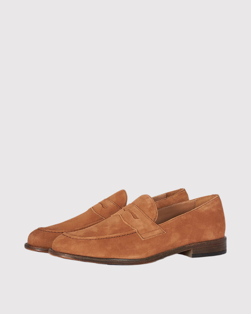 Amalfi Loafer Suede Cognac