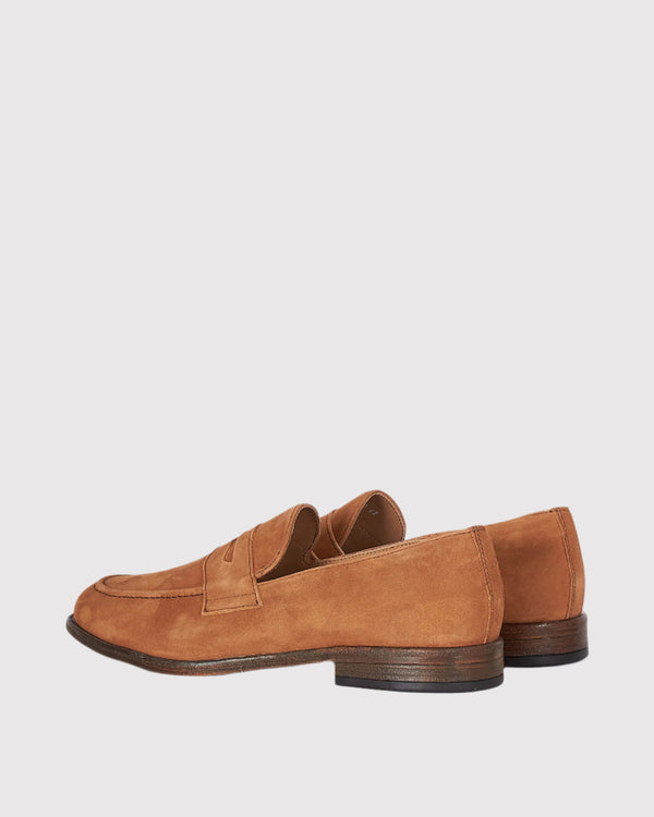 Amalfi Loafer Suede Cognac