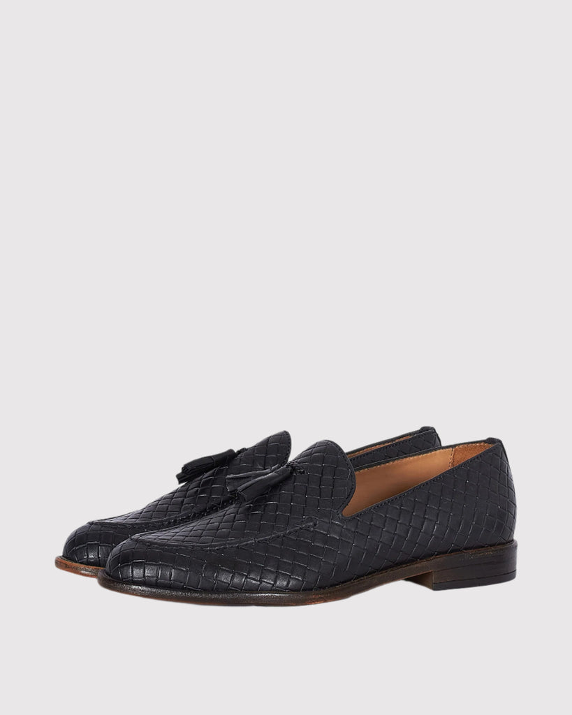 Tassel Flet Loafer Blå