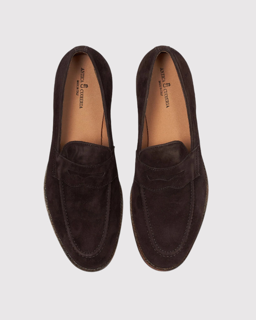 Amalfi Loafer Suede Brun