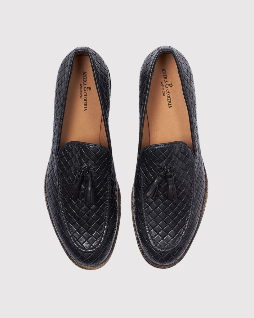 Tassel Flet Loafer Blå