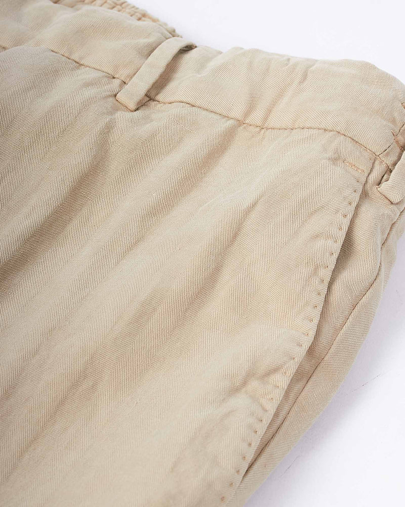 Slim Fit Linen Chino Sand