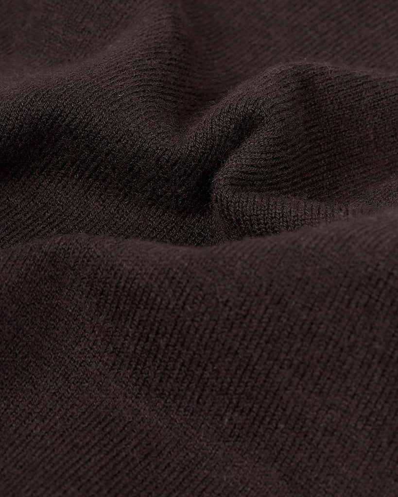 Visc Cashmere Vest Brun