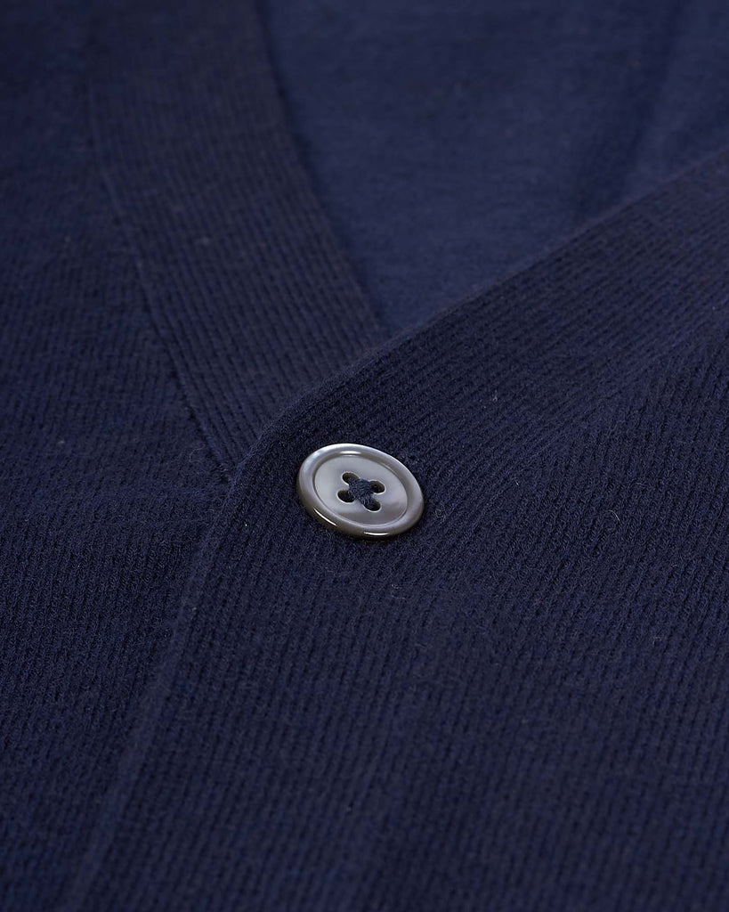 Visc Cashmere Vest Blå