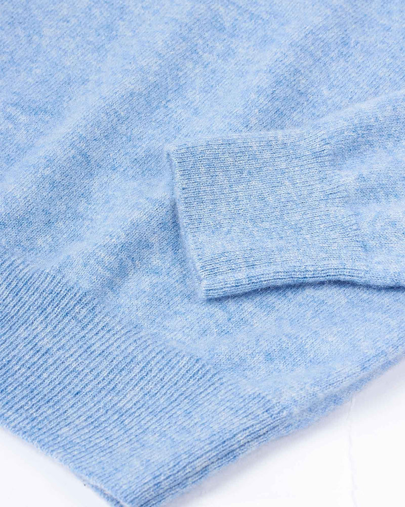 Cashmere Strik Lyseblå