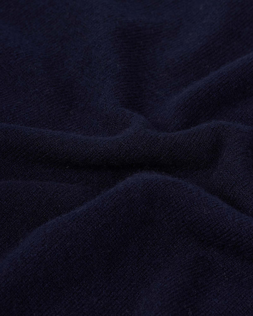 Crew Knit Wool Cash Blå