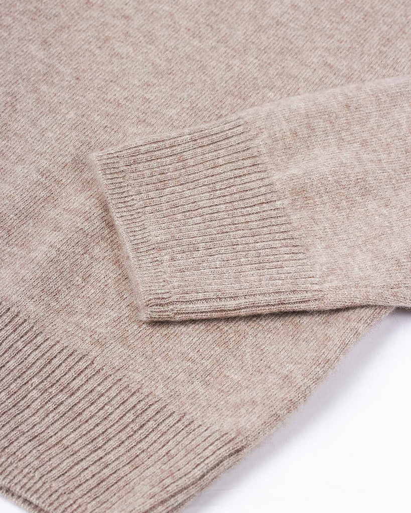 Crew Knit Wool Cash Sand
