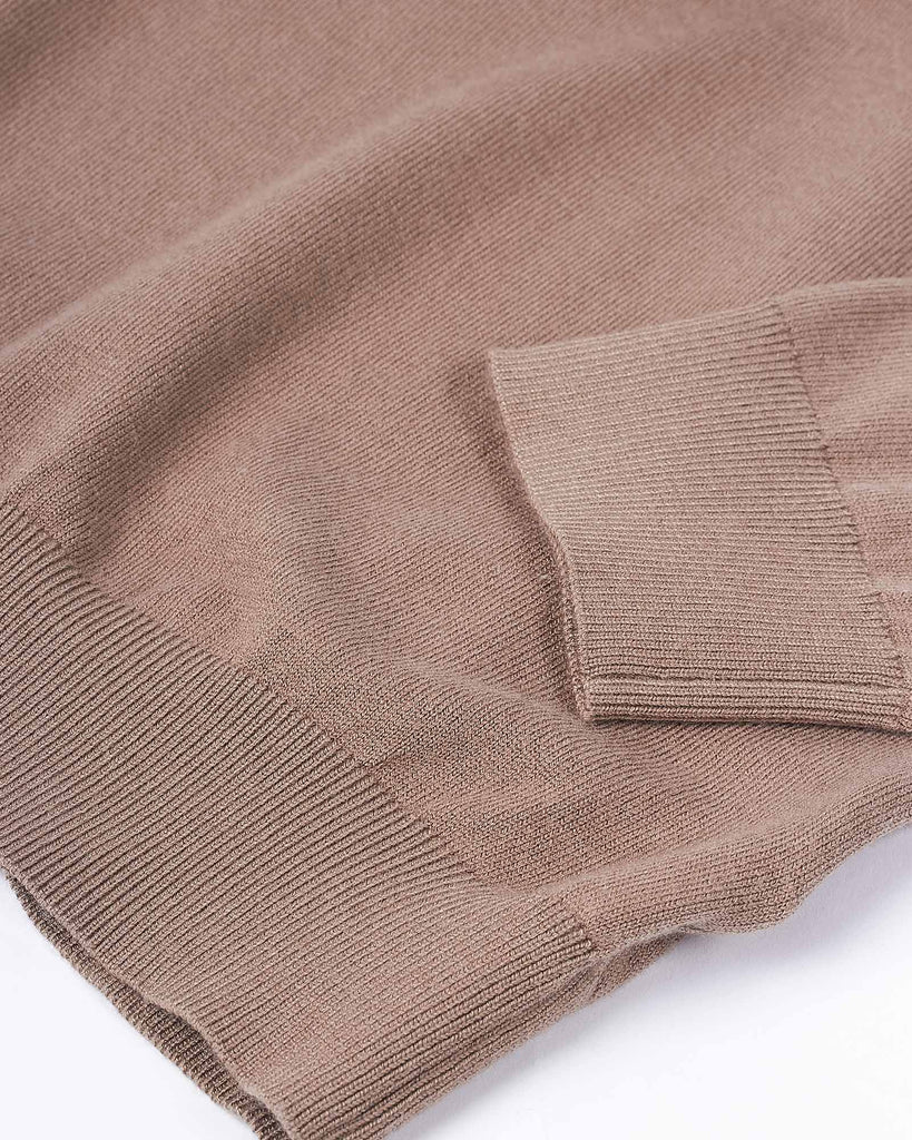 Visc Cashmere Polo Sand