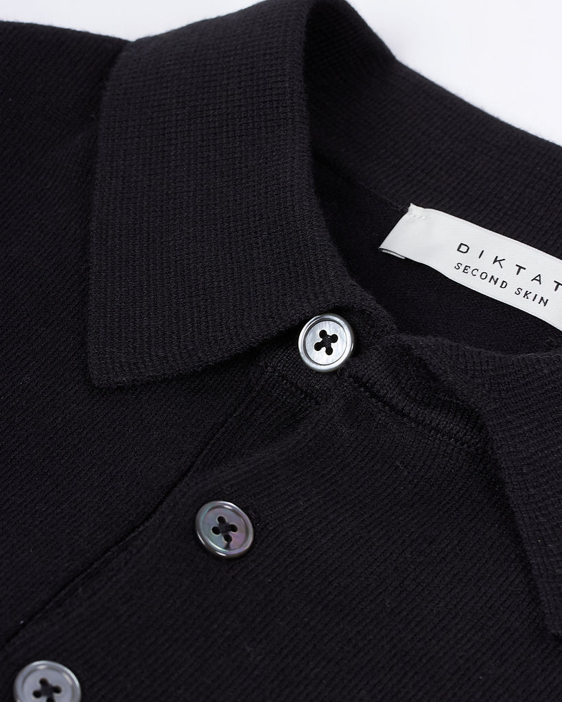 Visc Cashmere Polo Sort