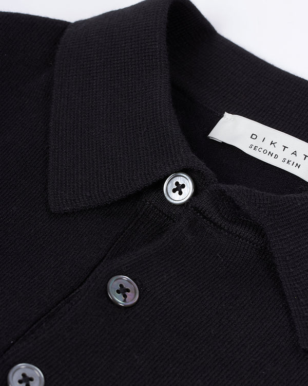 Visc Cashmere Polo Sort