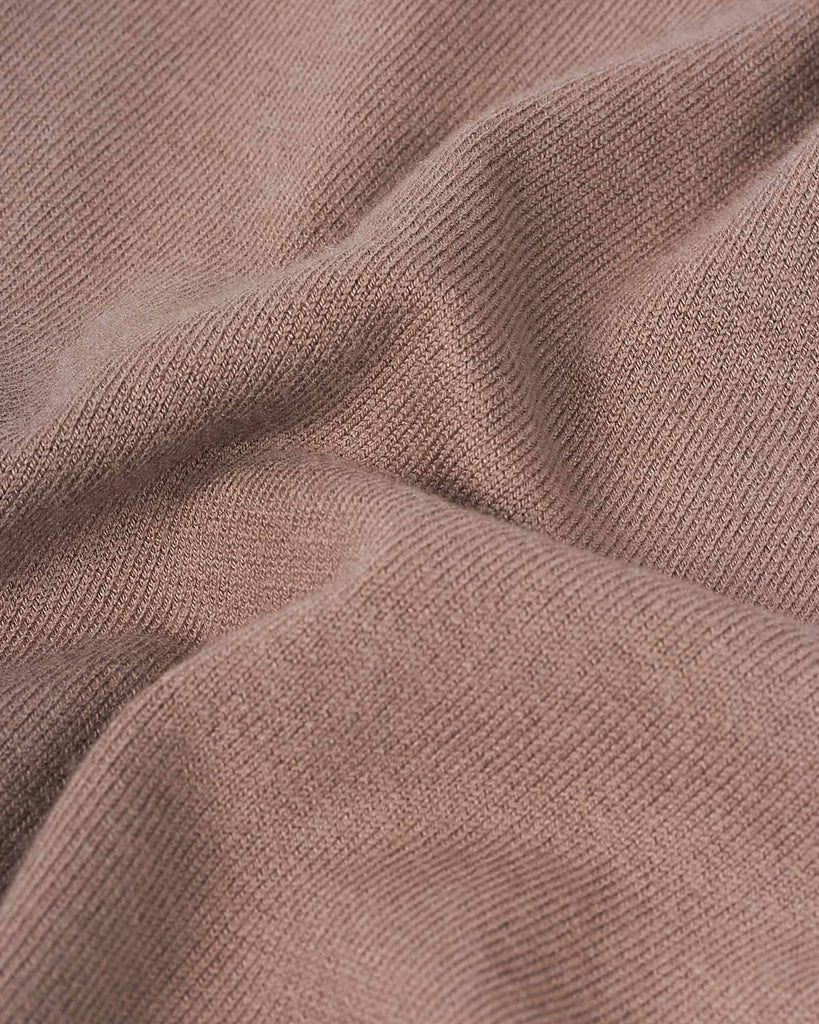 Visc Cashmere Zip Strik Sand