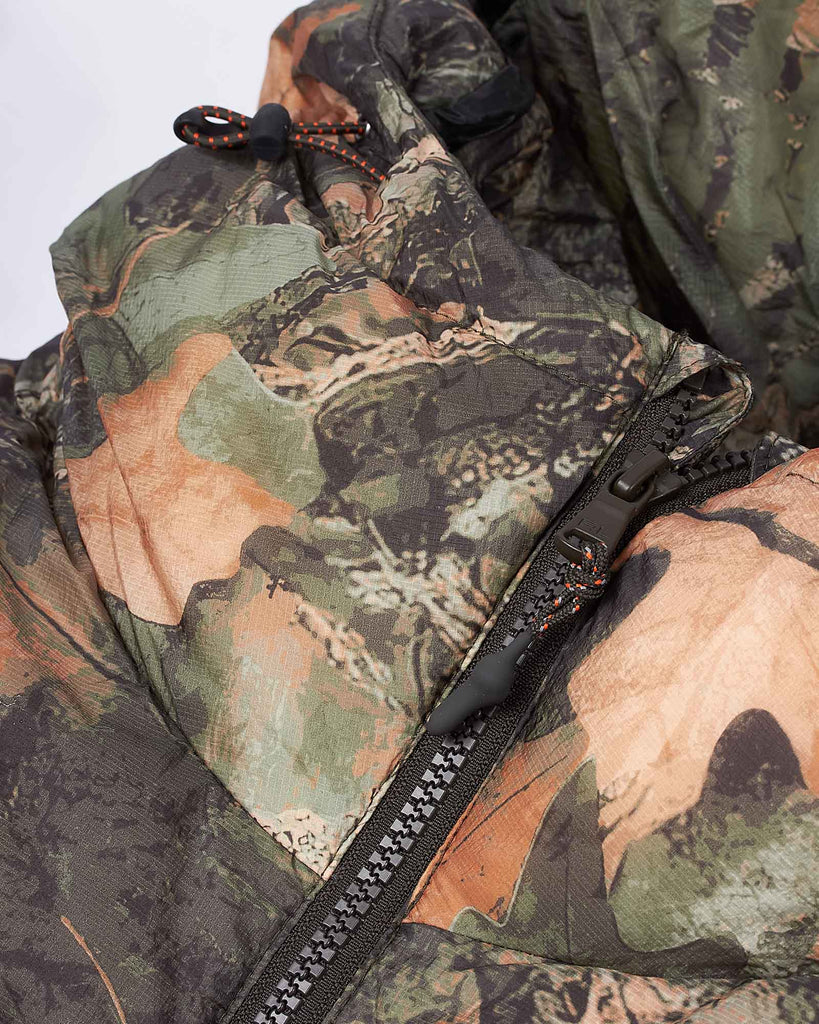 Printed Ripstop Jacket Grøn