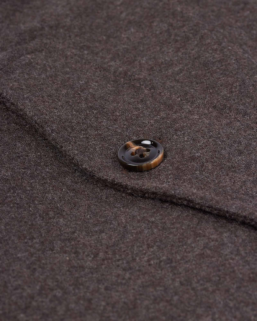 Magnus Shirt Jacket Brun