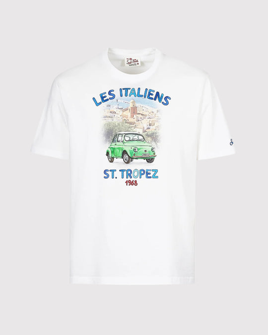 Fiat 500 T-Shirt Hvid