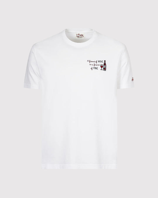 Wine Friend T-Shirt Hvid