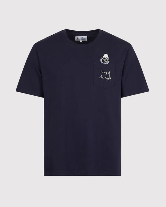 King Of The Night T-Shirt Blå