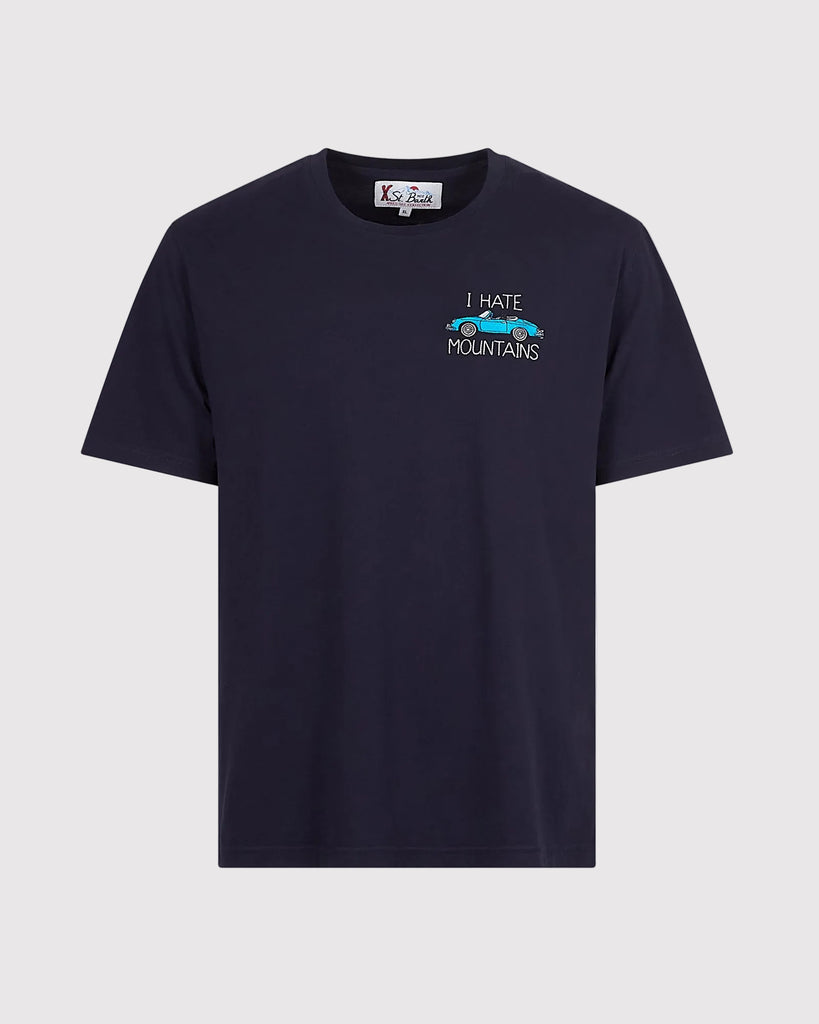 I Hate Mountains T-Shirt Blå