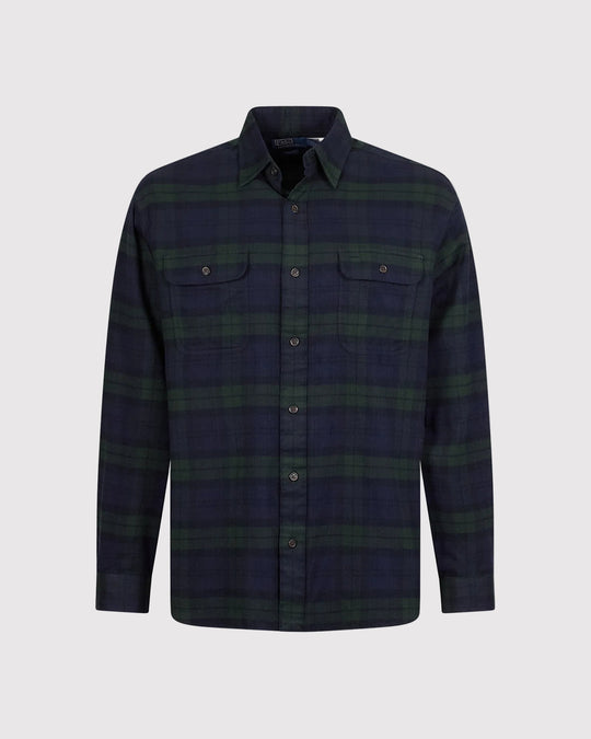 Flannel 2 Pocket Shirt Grøn