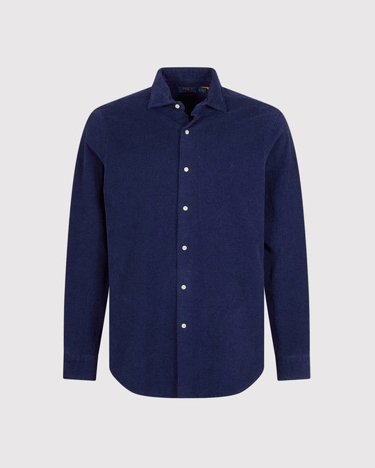 Pinwale Cord Shirt Blå