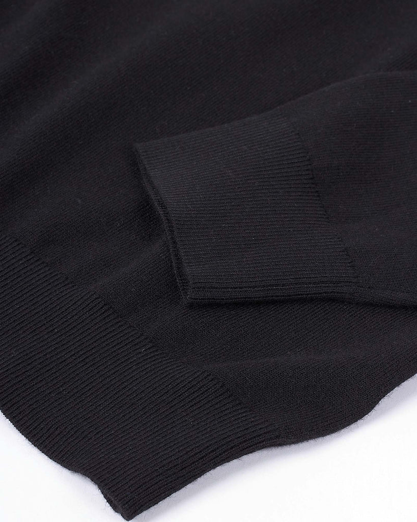 Visc Cashmere Zip Strik Sort