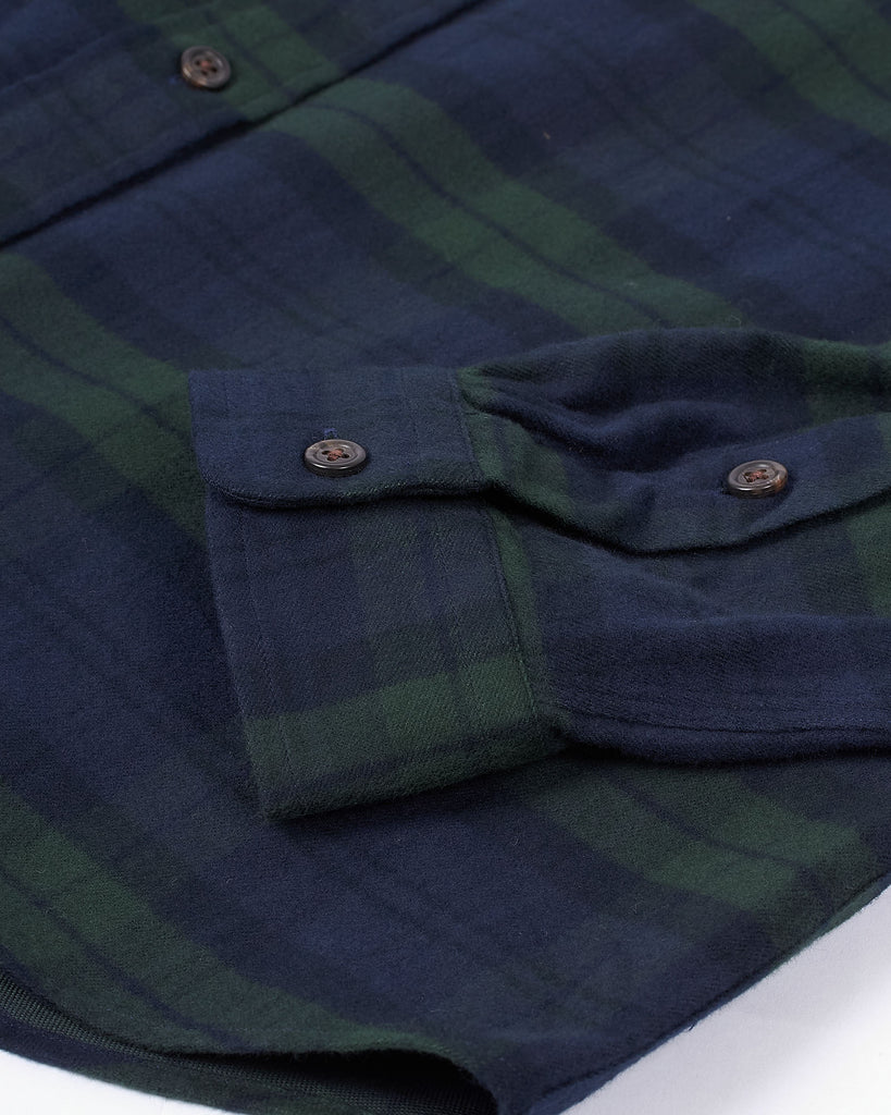Flannel 2 Pocket Shirt Grøn