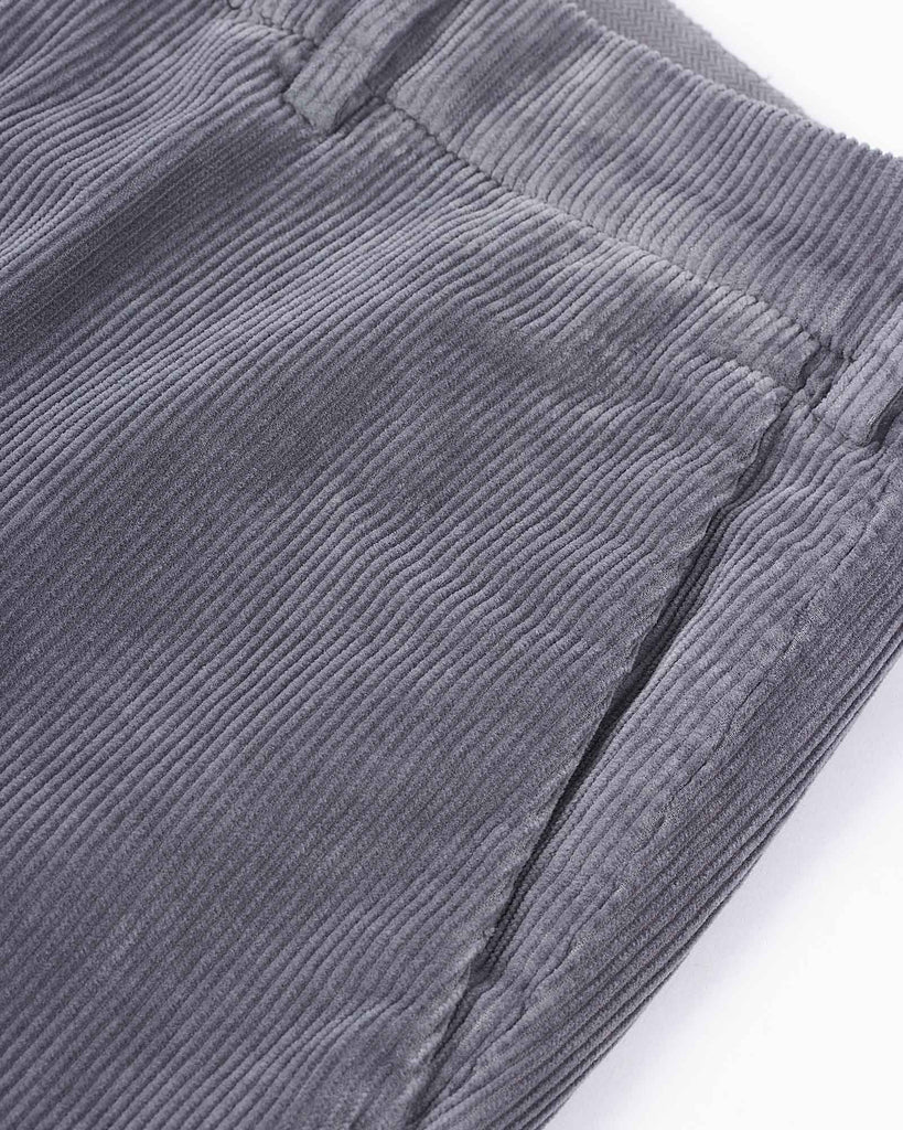 One More Size Cord Chino Grå
