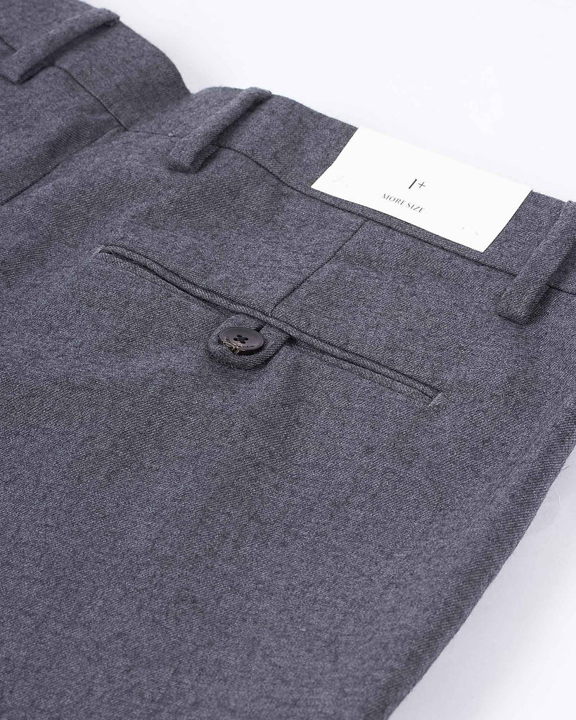 Washable Wool Pants Grå