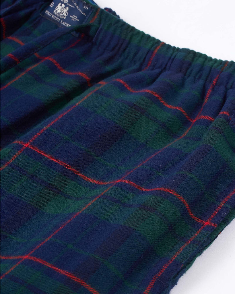 Flannel Sleep Pants Grøn