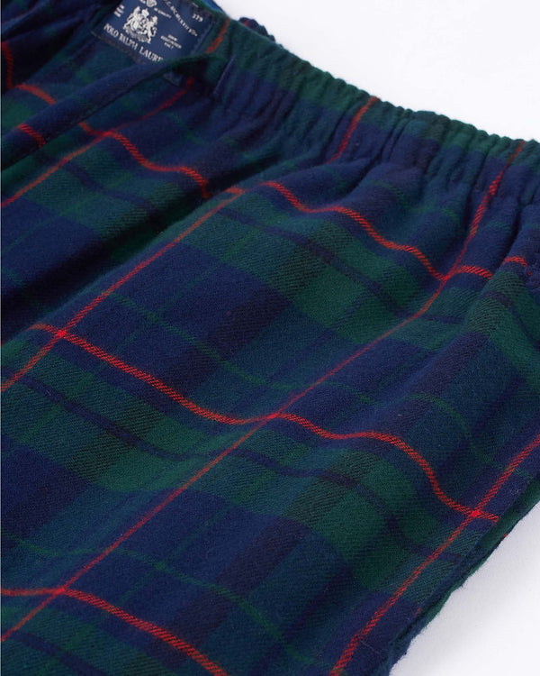 Flannel Sleep Pants Grøn