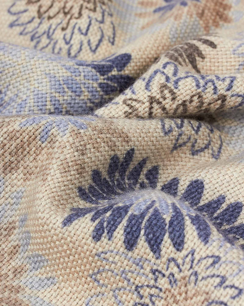 Scarf Wool Flower Sand