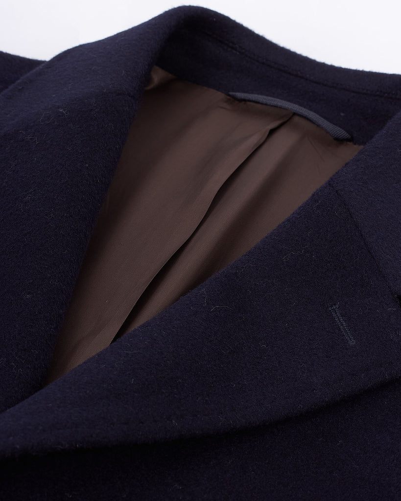 Single Breasted Coat Blå