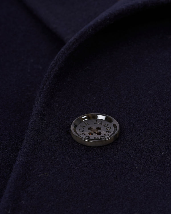 Single Breasted Coat Blå